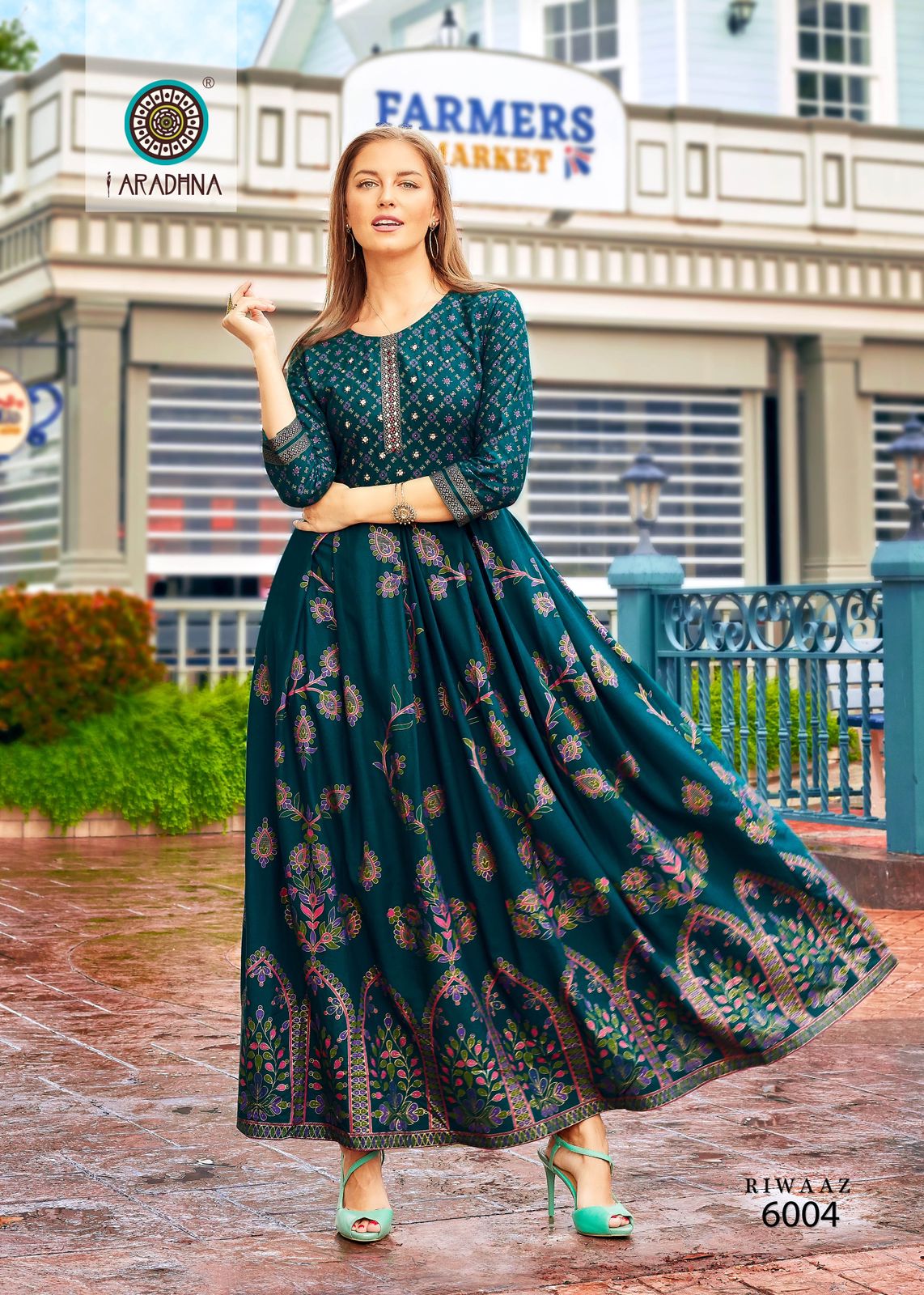 Riwaaz Vol 6 Aradhna Designer Kurtis Catalog